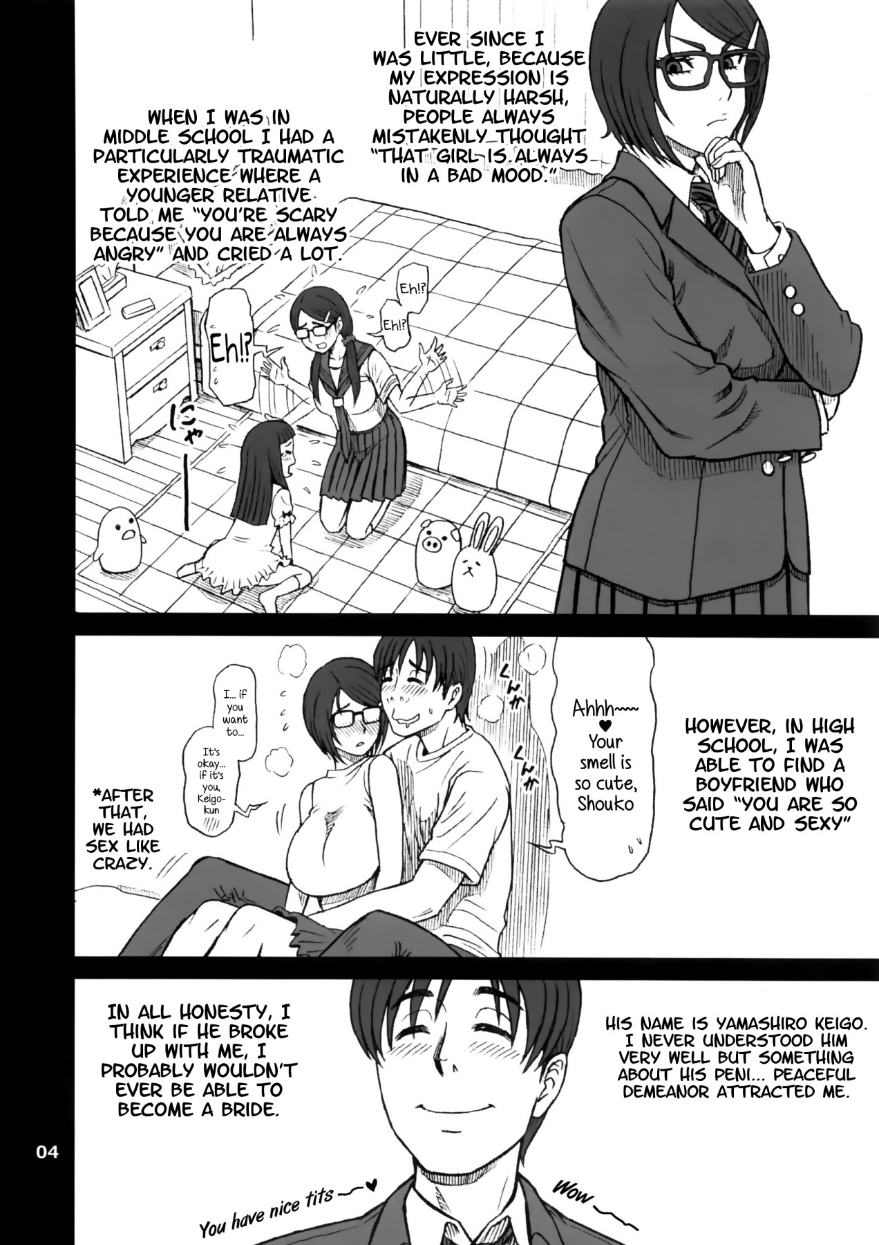 Hentai Manga Comic-Shouko-san's Onahole Diary. Today's Onahole Activities-Read-3